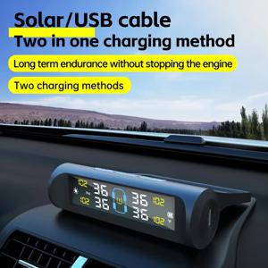 4 외부 센서 자동차 타이어 압력 모니터링 시스템 자동차 타이어 압력 모니터 타이어 압력 알람