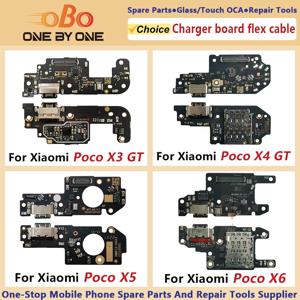 Xiaomi Poco X2 X3 X4 X5 X6 Pro GT 5G 충전기 포트 커넥터 플렉스 케이블 수리 부품 (1PC) 용 USB 충전 도크 보드