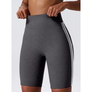 여성용 반바지 피트니스 하이 스트레치 스키니 솔리드 컬러 5 바지 니트 엉덩이 리프팅 쉐이핑 여성용 반바지