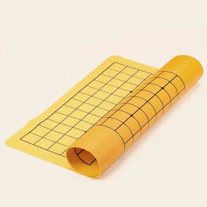 양면 고보드 9 13 19 라인 콤보 PU 가죽 접이식 체커보드 초보자 고급 웨이치 게임 다양한 크기 랜덤 색상