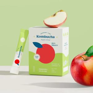 [착한습관] 제로슈가 저칼로리 콤부차 애플글로우 (5g x 30포)