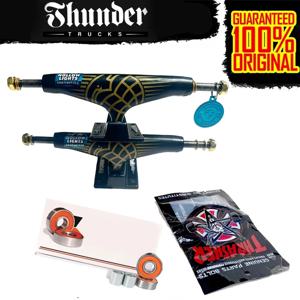 스케이트보드 5.25인치 썬더 트럭(8~8.25인치 스케이트보드 데크용) 좋은 품질 플러스 크롬 스틸 베어링 및 나사