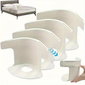 잠금 스트립이 있는 침대 시트 홀더, 미끄럼 방지 매트리스 고정 장치, 안전 그립 침대 보호대, 간편한 설치, 내구성이 뛰어난 PVC 소재