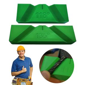 드릴 비트 샤프너 지그, 벤치 그라인더용 정밀 연삭 고정구, 90 118 135도 각도, 금속 목공 DIY 도구