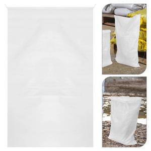 20개 홍수 방지용 모래주머니, 고강도 방수 직조, 홍수 방지용 대용량 채울 수 있는 방벽 가방, 가정 및 차고용