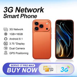 SERVO 17 PRO AMX 미니 스마트폰 3.75인치 풀뷰 디스플레이 3G WCDMA 듀얼 SIM 카드 GPS 얼굴 인식 안드로이드 소형 스마트폰