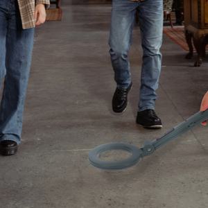 1개 휴대용 금속 고감도 접이식 디자인 내장 유도 코일 야외 금속 탐지기 금 은용