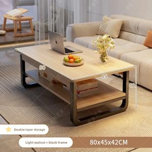 커피 테이블 소형 아파트 심플 소형 테이블 거실 심플 소파 사이드 테이블 작은 차 테이블 짧은 사각 테이블