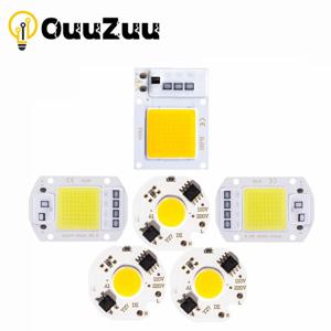 1/PCS COB 칩 10W 20W 30W 50W 220V LED 스마트 IC 필요 없음 드라이버 3W 5W 7W 9W LED 전구 램프 홍수 빛 스포트라이트 Diy 조명