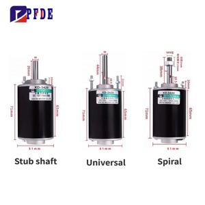 높은 토크 DC 모터 12V/24V 영구 자석 모터 DIY 발전기 모터 30W CW/CCW 3500/7000RPM 마운트 속도 컨트롤러 포함