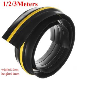 1/2/3 미터 차고 문 하단 씰 방풍 방수 PVC 고무 씰 스트립 문 하단 씰 방수 방음 범퍼 스트립
