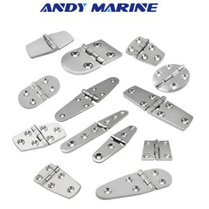 316 스테인레스 스틸 캐스팅 힌지 플랫 힌지 캐비닛 도어 Windows 4/6 홀 보트 하드웨어 용 캐스트 스트랩 데크 힌지