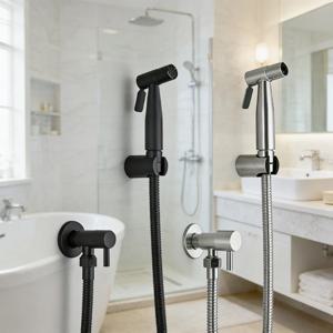 304 스테인리스 스틸 벽걸이형 단일 냉수 스프링클러 욕실 화장실 세면대 여성용 클리너