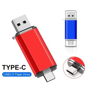 새로운 2-in-1 타입-C OTG USB 플래시 드라이브 - 고속, 64GB/128GB 휴대폰/노트북 데이터 저장용