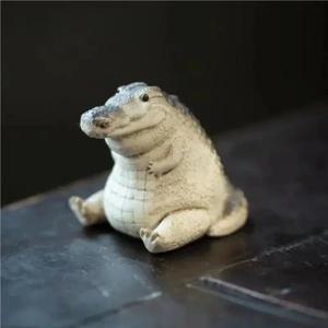 1개입 부티크 차 애완동물 작은 악어 차 애완동물 장식품 수제 차 의식 차 게임 금융 차 테이블 선물