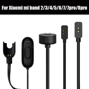 Xiaomi Mi Band 7 6 5 용 마그네틱 충전기 MiBand 4 3 2 MiBand 7 Pro 코드 충전기 독 USB 와이어 휴대용 USB 충전 케이블