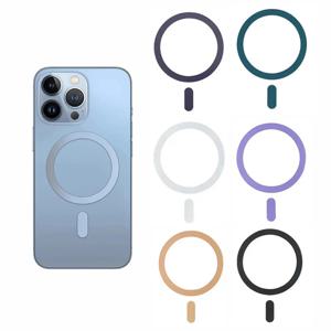 마그세이프 스티커용 메탈 플레이트 링, 마그네틱 서포트 링, 아이폰 16 17 샤오미용 범용 무선 충전기 모바일 폰 시트