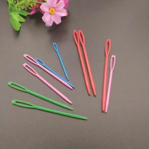 가정용 플라스틱 스웨터 바느질 바늘 DIY 뜨개질 도구 바느질 바늘 양모 바느질 바늘 크로스 스티치 플라스틱 바늘