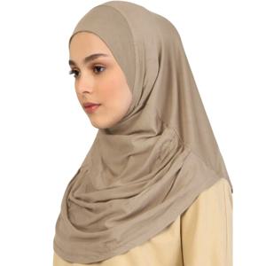 코튼 이슬람 터번 풀 커버 이슬람 모자 Underscarf 내부 여성 Hijab 모자 Headscarf 긴 목도리 랩 목 머리 보닛 모자