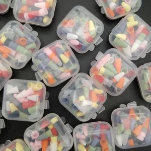 Apple Pencil 2nd 1 세대 펜촉 케이스 용 50 개/대 팁 커버 캔디 컬러 스타일러스 펜 포인트 슬리브 실리콘 보호 커버