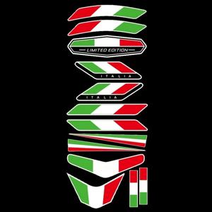13pcs 이탈리아 국기 스티커 엠 블 럼 배지 장식 자동차 액세서리 이탈리아어 Motobike 자동차 자전거 트럭