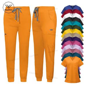 도매 유니폼 의사 간호사 작업복 여성 남성 뜨거운 판매 수술 가운 건강 관리 간호 기사 고품질 스크럽 세트