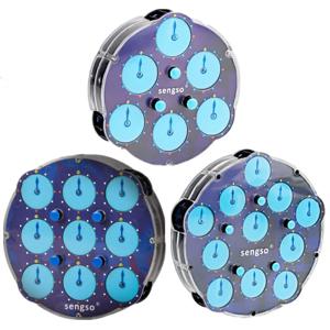 Sengso 자기 매직 시계 3x3x3 4x4x4 5x5x5 3x3 4x4 5x5 매직 시계 전문 매직 큐브 시계 자기 속도 큐브 완구 ﻿