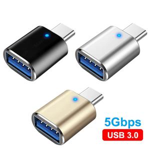 USB C 남성-USB 여성 변환기 타입 C-USB 3.0 OTG 어댑터 맥북 에어 프로 삼성 S21 S20 샤오미 타입 C OTG 커넥터