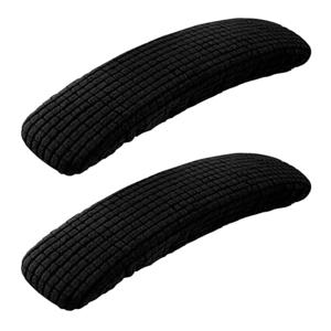 1 쌍 사무실 의자 팔 커버 방진 신축성 얼룩 방지 스판덱스 스트레치 컴퓨터 의자 팔 슬리퍼 커버