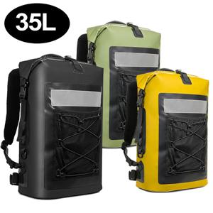 남녀공용 수영 카약 드라이 백, 방수 숄더 트레킹, 표류 래프팅, 서핑 보트, PVC 캠핑 가방, 배낭, 35L