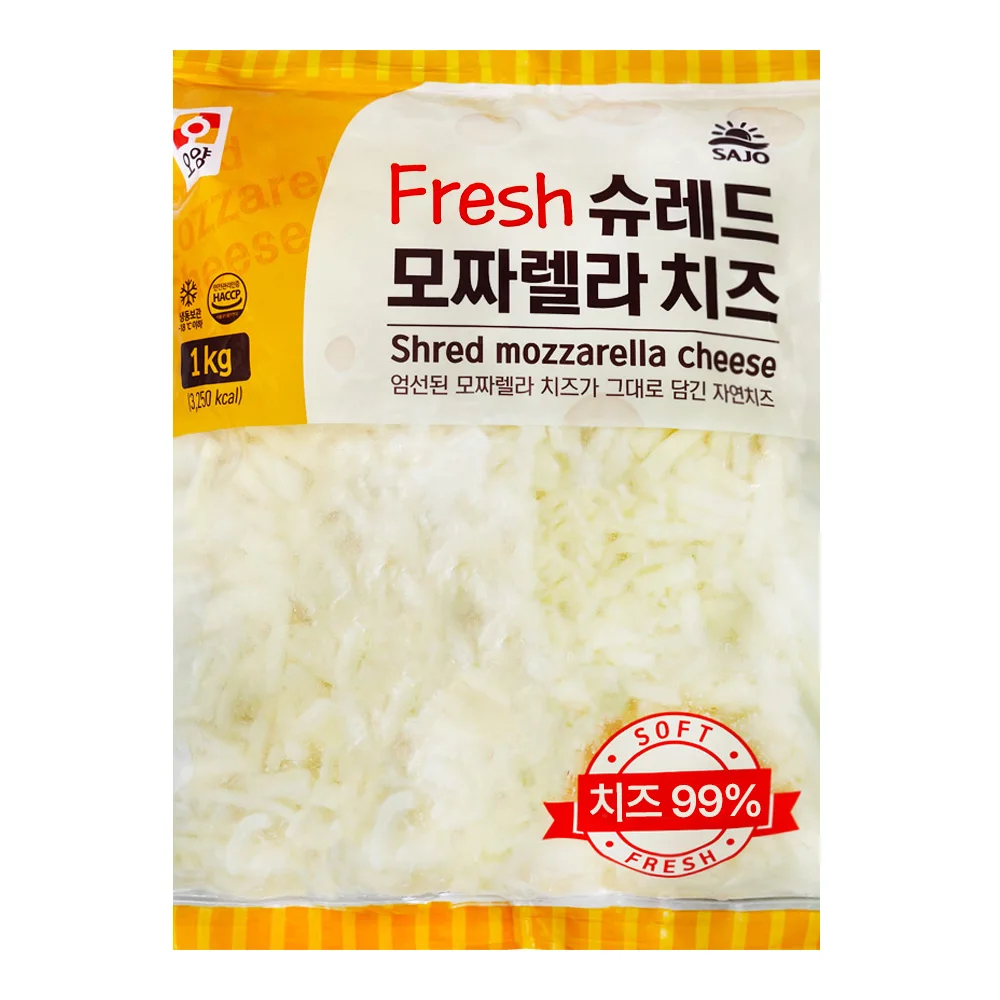 사조오양 슈레드 모짜렐라 치즈 1kg