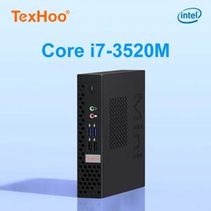 TexHoo Intel Corei7 i5 게이머 미니 PC Windows10 HDMI VGA 데스크탑 컴퓨터