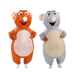 성인을위한 풍선 마우스 의상 마우스 쥐 코스프레 의상 재미 있은 할로윈 파티 카니발 코스프레 의상 정장