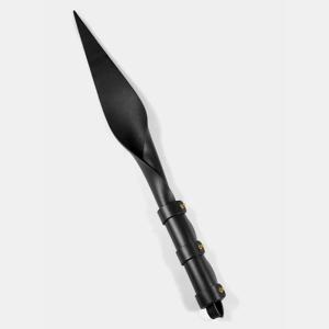 53CM 블랙 정품 가죽 버드 나무 잎 채찍 말 채찍 승마 훈련 도구 승마 말 채찍 말 경주 채찍 소품