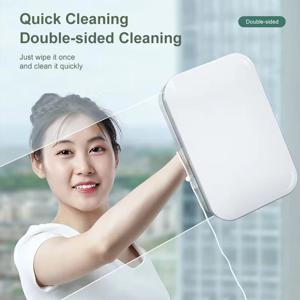마그네틱 창 클리너 브러시 양면 자동 배수 와이퍼 유리 창 브러시 청소 사무실 가정용 도구