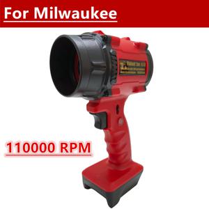 110000RPM 제트 터보 팬 전기 공기 송풍기 휴대용 폭력 팬 밀워키 18V 배터리 용 고속 무선 공기 살포기