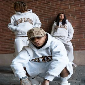 2025 신상 Y2K 트렌디 고품질 해외 직구 레오파드 자수 캐주얼 스포츠 남녀 공용 후드티 팬츠