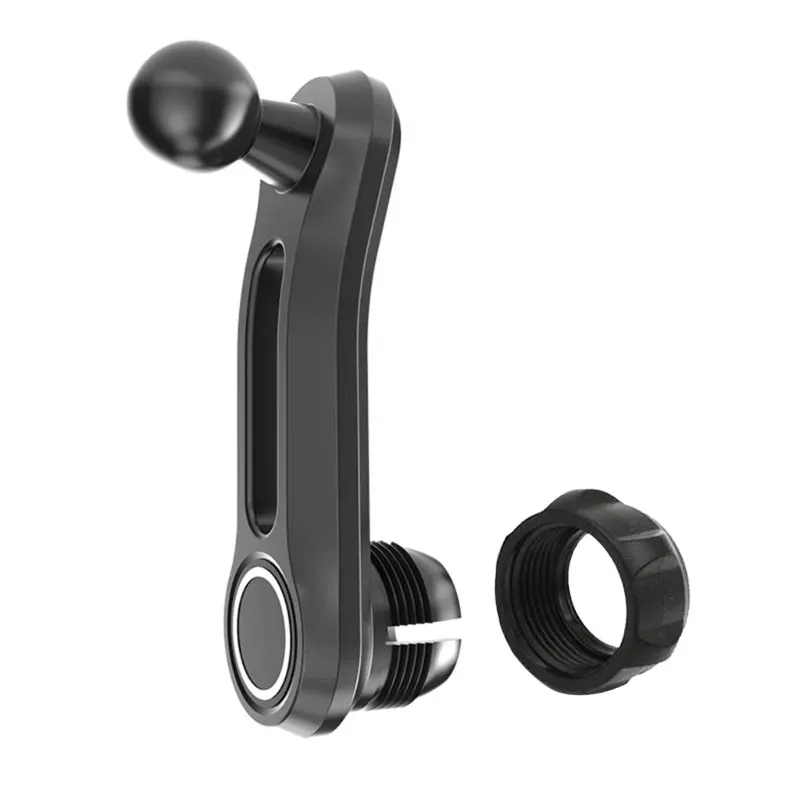 17mm 라운드 조인트 확장 암 여성-남성 헤드 익스텐더 회전 막대 자동차 공기 배출구 환기 전화 스탠드