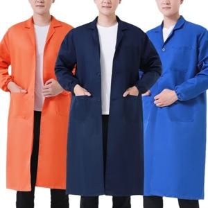 블루 코트 처리 의류 노동 보호 도구 공장 작업복 작업복 긴 소매 방진 의류