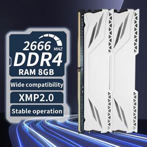 ENVINDA 메모리 램 DDR4 8GB 16GB 2666MHz 3200MHz DDR4 데스크탑 메모리 288핀 Udimm XMP2.0 히트싱크 마더보드용