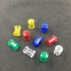 100PCS 3MM 5MM LED 발광 다이오드 램프 커버 라이트 가이드 컬럼 라이트 가이드 캡 보호 커버 LED 투명