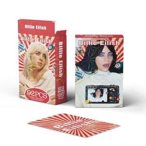 92 유럽 및 미국 스타일의 작은 셀러브리티 포토 카드 LOMO 카드 팬 수집용 카드 선물 지원