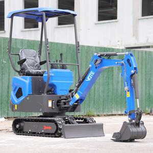 공장 가격 1.2톤 미니 굴삭기 다기능 유압 굴착기 소형 굴삭기 부속품 포함