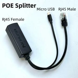 마이크로 USB PoE 스플리터 5V/2.4A, PoE에서 마이크로 USB로 5V/2.4A 12W 출력, 2.5Gbps 기가비트 이더넷 IEEE802.3af/at 준수