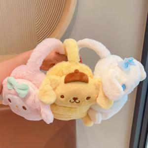 MINISO 패션 귀여운 겨울 방한 따뜻한 귀마개 여성용 따뜻한 귀덮개 소녀용 만화 스타일 추위 보호 귀덮개