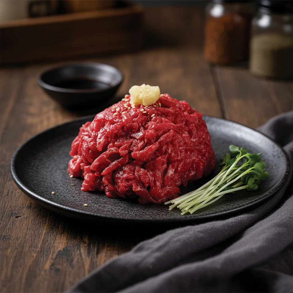 허우적 투뿔(1++) 한우 육회용 200g