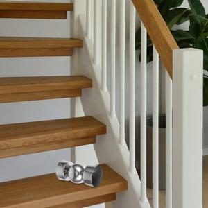 핸드레일 피팅 스테인리스 스틸 튜브 커넥터 계단 난간 고정 간단하고 우아한 디자인 케이블 교체용 커넥터