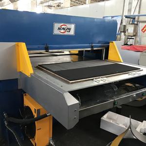 전자동 유압 공급 평판 가죽 종이 인조 꽃 가스켓 PVC 시트 포장 다이 커팅 기계