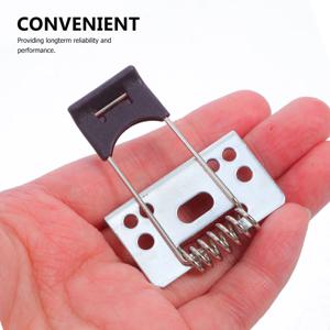 10개 패널 라이트 스프링 클립 L형 고정 클램프 매립형 LED 다운라이트 천장 램프 설치 하드웨어 고정용