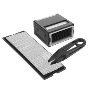 1세트 1세트 ABS 셀프 잉크 스탬프 키트 탈착식 텍스트 교체 사무실 학교 비즈니스 주소 표시 공예 DIY 도구